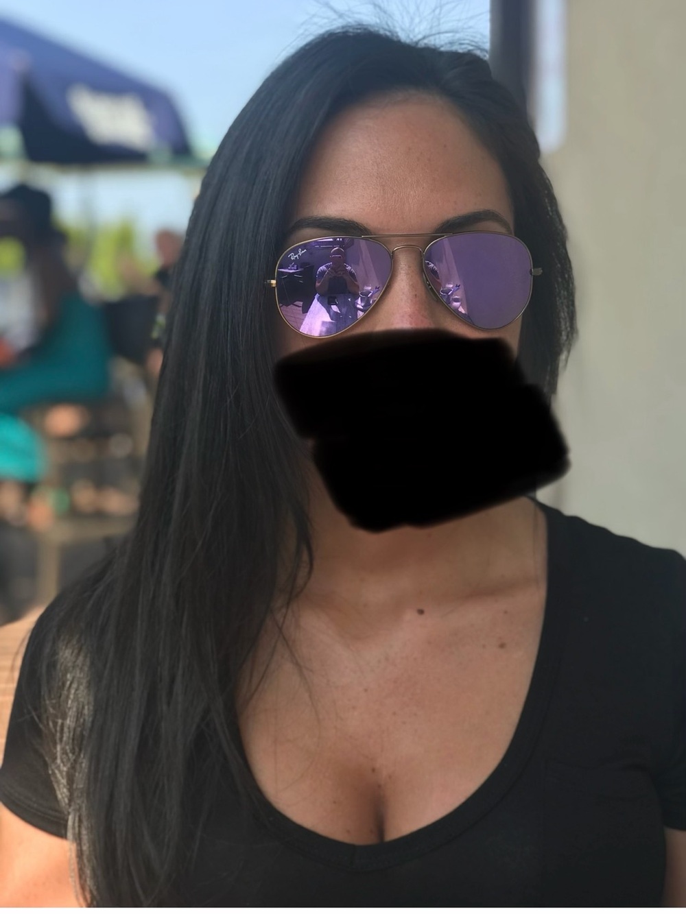 Rayban 😎 Purple mirrored Aviator Sunglasses!